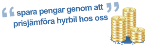 Spara pengar j&auml;mf&ouml;r hyrbilar